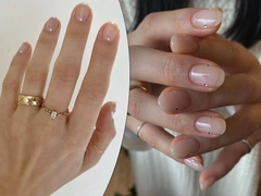 Трендовый маникюр, который оценят фанаты «голых» ногтей — его легко повторить дома