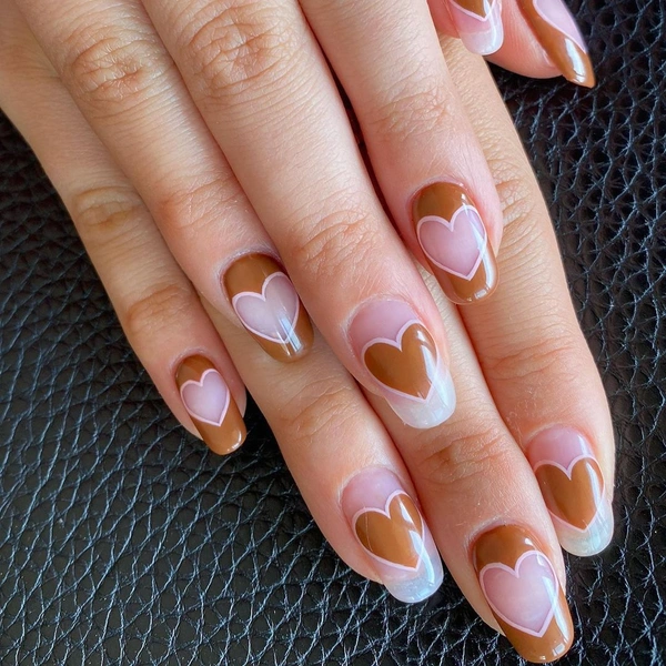 Heart Nails: трендовый маникюр из Инстаграма (запрещенная в России экстремистская организация), которые покорит твое сердце ❤️