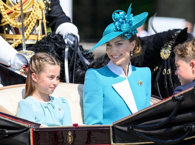 Кейт Миддлтон с детьми появилась на церемонии Trooping the Colour 2025