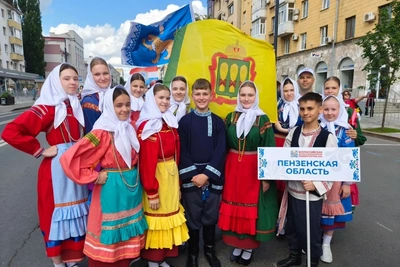 Пензенский ансамбль «Туесок» на детской фольклориаде