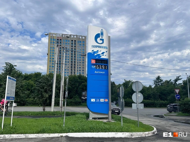 Цифры в табло напротив АИ-95 погасли | Источник: Алиса Алехина / E1.RU