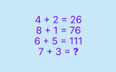 Сколько будет 7+3? Ответ не 10: только гении поймут логику за 30 секунд