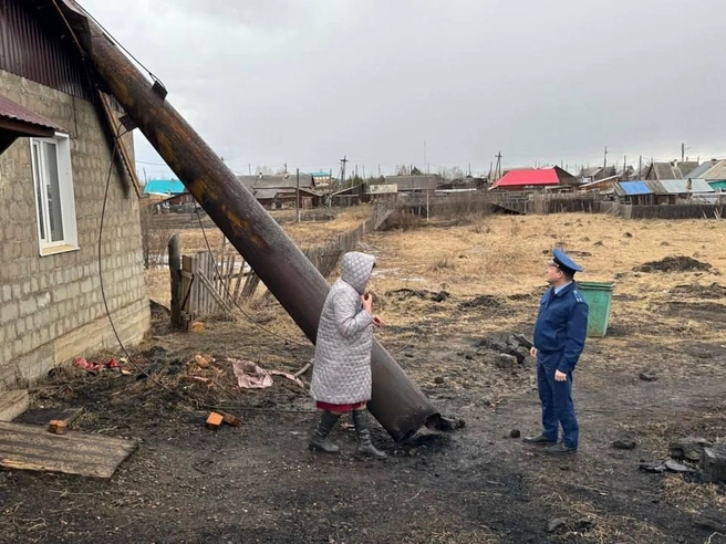 На мужчину попал осколок неисправной трубы | Источник: Прокуратура Красноярского края / Telegram
