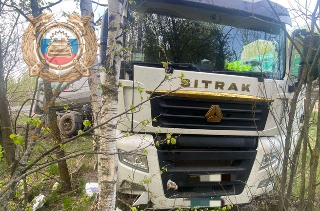 Из водителей трех грузовиков пострадал только один | Источник: ГИБДД по Саратовской области