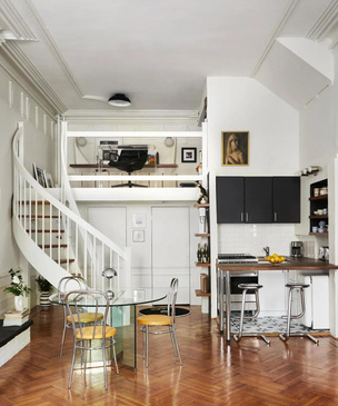 Как живет дизайнер Фиона Бирн: квартира с мезонином в Бруклине
