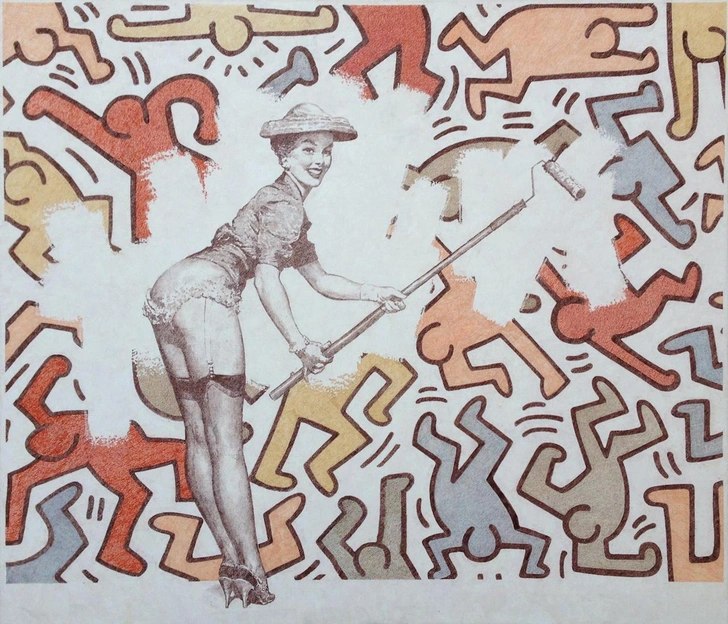Владимир Колесников. «Кит Харинг», 2016. Из коллекции Александра Шарова. Предоставлено галереей 11.12. | Источник: пресс-служба биенналле