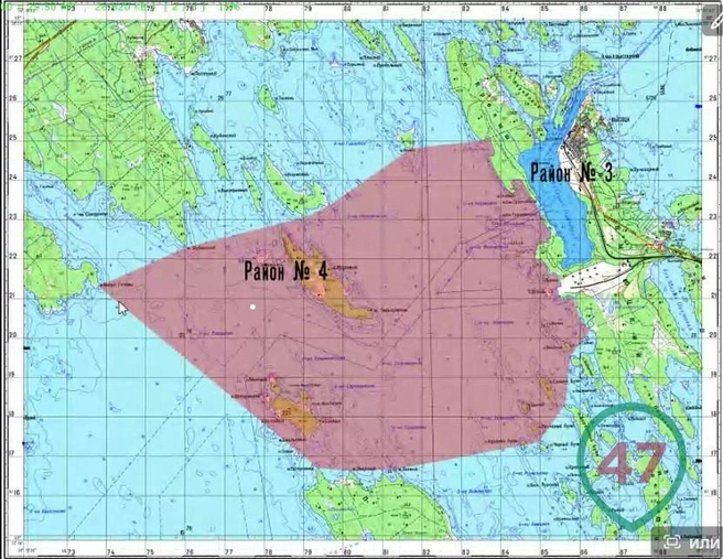 Нежелательная зона на карте. Владельцев яхт просят избегать акваторий Приморска, Высоцка и Выборга