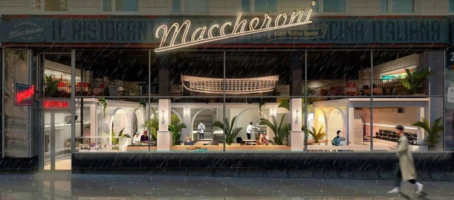 Лодка под потолком преобразится | Источник: предоставлено Maccheroni