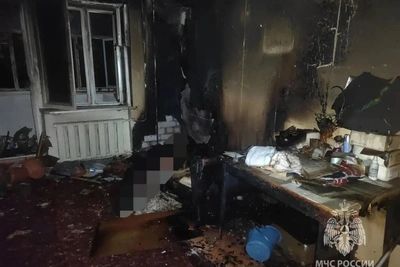 Мужчина погиб при пожаре в квартире в Павлове