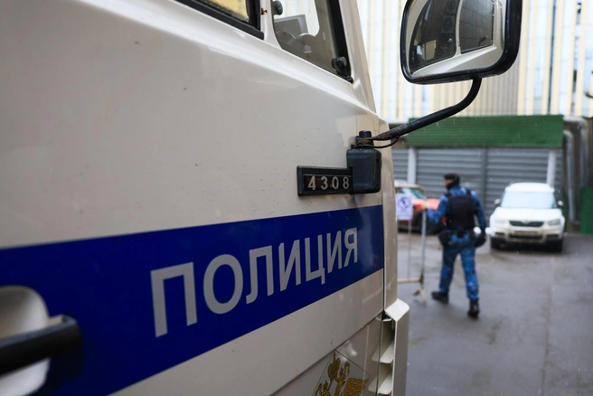 На месте работает полиция | Источник: Артем Устюжанин / MSK1.RU