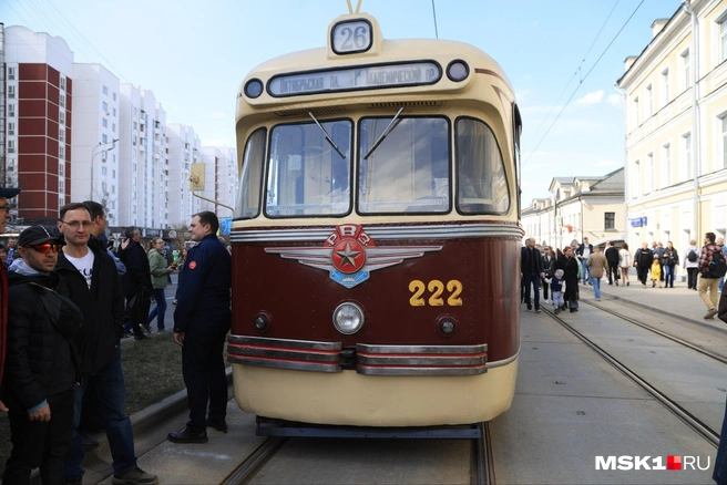 Старый трамвай выглядит как новый | Источник: Татьяна Спиридонова / MSK1.RU