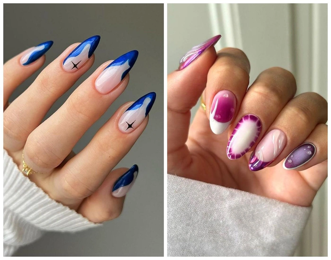 Маникюр в холодных тонах: 10 модных идей для влюбленных в осень | marieclaire.ru