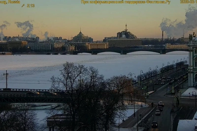 Скандинавский антициклон принес в Петербург мороз и солнце