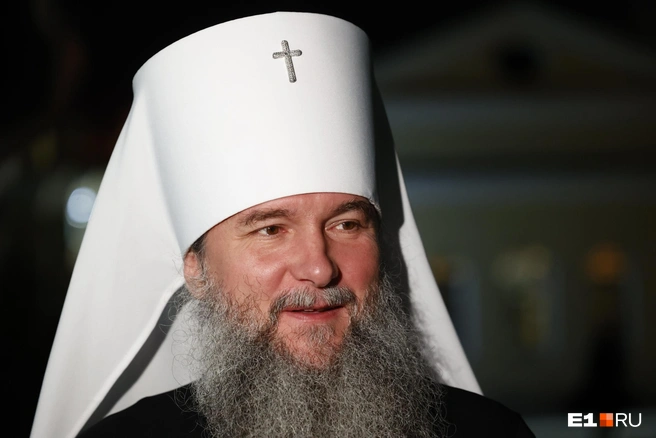 Богослужение вел епископ Екатеринбургский и Верхотурский Евгений | Источник: Владислав Лоншаков / E1.RU