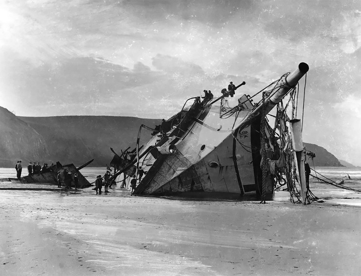 Не повезло: старинные фотографии кораблекрушений