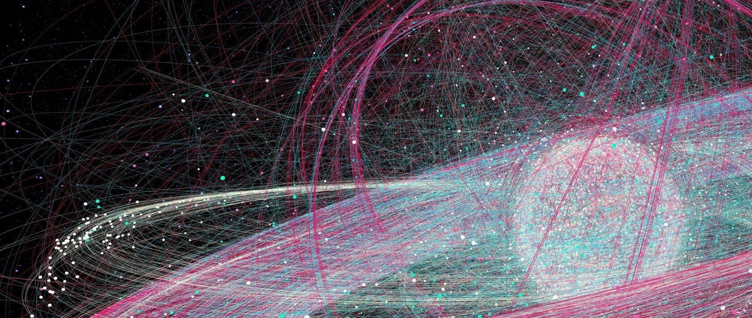 Студия Stain Space Debris, аудиовизуальный проект в рамках выставки | Источник: пресс-служба выставки