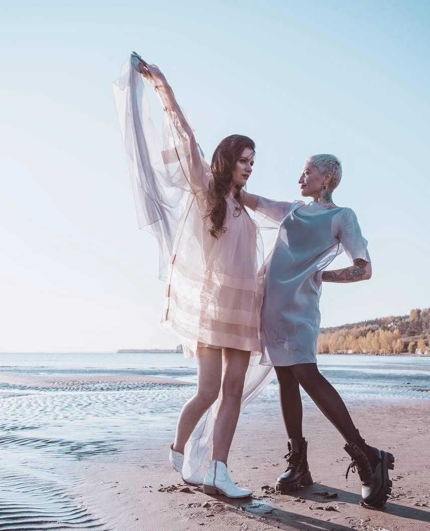 — После дефиле часть вещей подарила подругам, которые меня поддерживали, часть носила сама | Источник: Инна Платонова