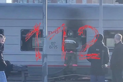 Взрыв и пожар в вагоне поезда из Архангельска в Москве