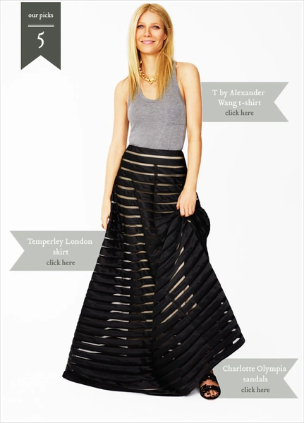 Гвинет Пэлтроу делится модными весенними идеями | Источник: Goop