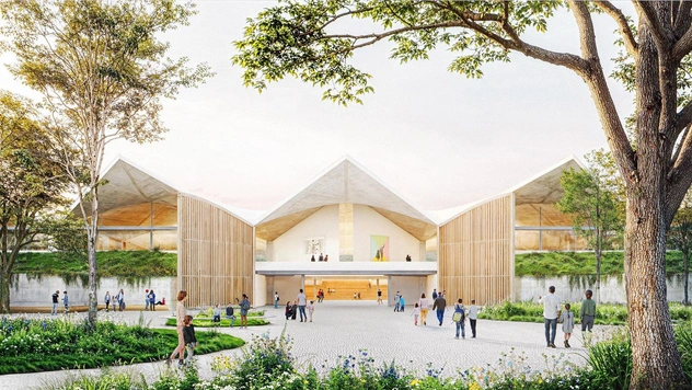 Herzog & de Meuron и EHDD превратят бывший склад в музей дизайна в Калифорнии