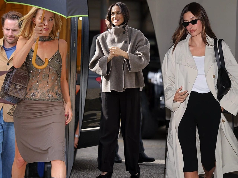 Марго Робби носит Zara как люкс, а Хейли Бибер не расстается с тренчем Mango: ну они!