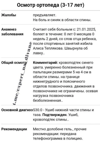 12-летнюю Алису Теплякову обвинили в избиении двух девочек