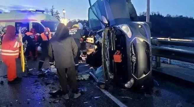 Водитель Volkswagen, женщина, также госпитализирована | Источник: Пресс-служба УВД Сочи