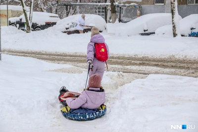 Мощный снегопад ожидается в Нижнем Новгороде