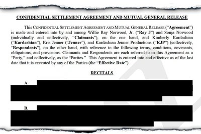 Секретное соглашение Ким Кардашьян и Ray J на $6 млн