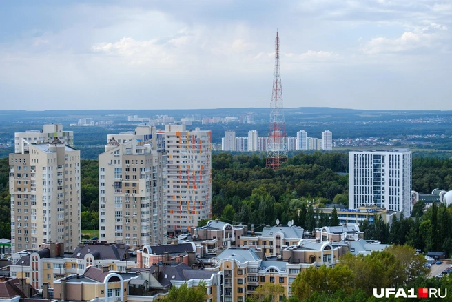 Район улицы Зорге за Парком имени Гафури | Источник: Булат Салихов / UFA1.RU