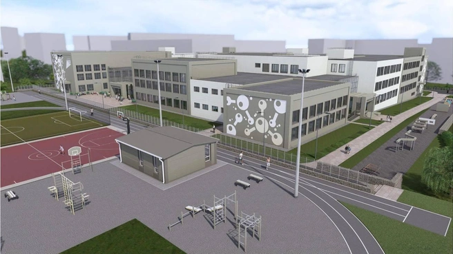 Так должна выглядеть новая школа | Источник: «ГрадВестник» / Telegram