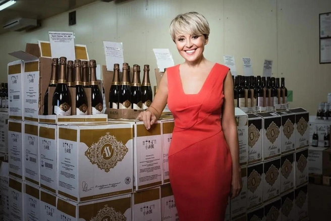 Анжелика Варум тоже была тесно связана с сетью алкомаркетов | Источник: Millstream_wines / Vk.com