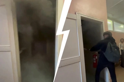 Подросток потушил пожар в школе Рыбинска