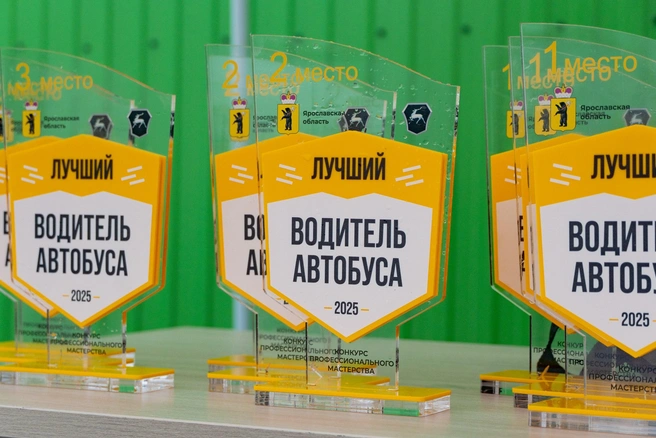 Статуэтки, которые вручили победителям | Источник: Кирилл Поверинов