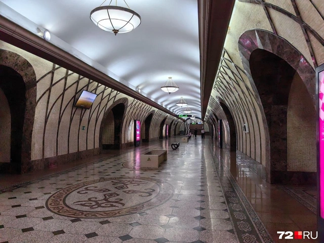 Метро Алма-Ате. Красиво и чисто  | Источник: Павел Красоткин / 72.RU 