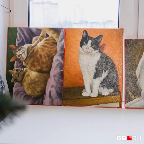 Эти картины уже уехали к своим заказчикам | Источник: Тимофей Калмаков / 59.RU