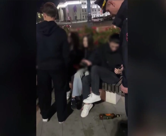Полиция задержала 15 подростков в ходе рейда по общественным местам Воронежа | Источник: ГУ МВД России по Воронежской области / t.me/mvd36