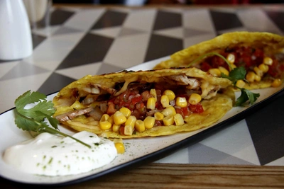 Быстрая кесадилья с курицей и сыром из Барнаула