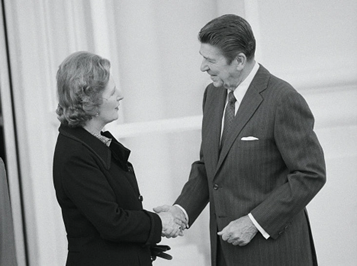 Первая встреча Рейгана и Тэтчер в Вашингтоне, 28 февраля 1981 года