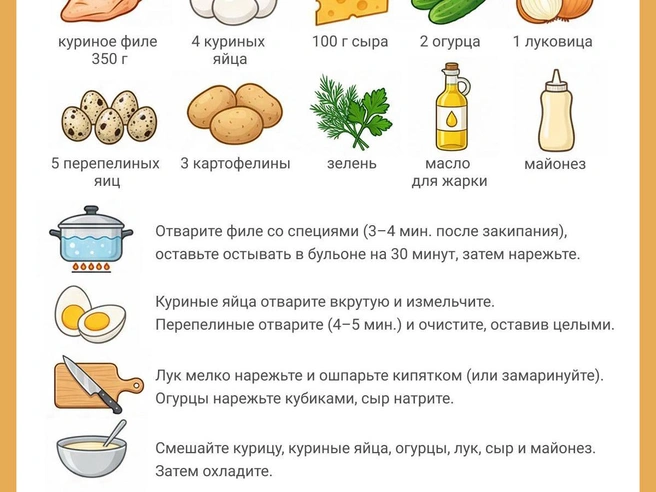 Салат станет ярким акцентом праздничного стола | Источник: Юрий Орлов / Городские медиа