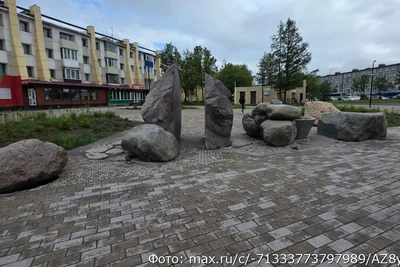 В Петропавловске новый сквер превратился в «памятник»