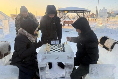 Экстремальные шахматы в Якутии при -45°