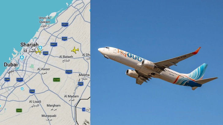 Вечером 3 марта в небе над Дубаем и Шарджей всего два борта, хотя в мирное время регион можно без оговорок назвать крупнейшим хабом для Евразии и всего Восточного полушария Земли | Источник: flightradar24.com; Vlad Ispas, via Legion Media