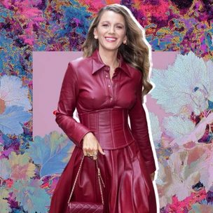 Показала, кто здесь хозяин: Блейк Лайвли появилась в Нью-Йорке в красном кожаном платье