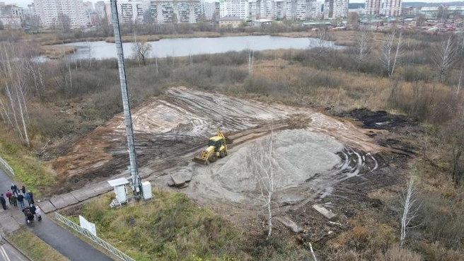 Работы в парке 21 октября 2021 года | Источник: мэрия Ярославля