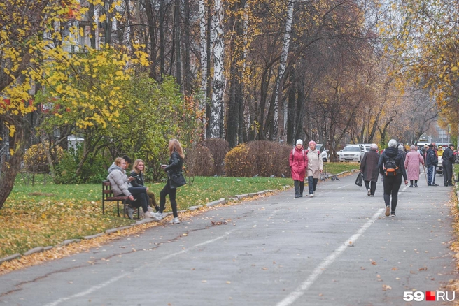 Осень в этому году радует пермяков теплом | Источник: Тимофей Калмаков / 59.RU