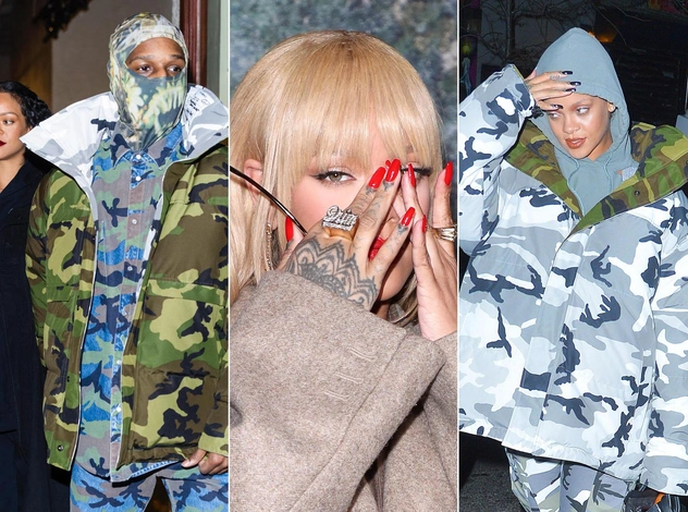 Один гардероб на двоих: как Рианна и A$AP Rocky носят одинаковые вещи