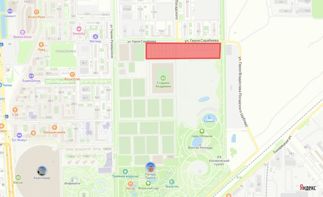 Новая парковка на 300 мест | Источник: Yandex.ru