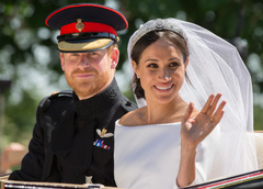 Королева не простит: 8 скандальных моментов со свадьбы Меган Маркл и принца Гарри
