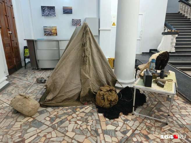 В похожих палатках могли жить и челюскинцы | Источник: Антон Васильченко / 164.RU